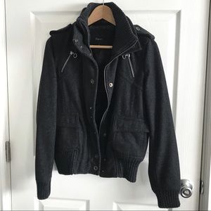 Express Wool Bomber Jacket 🖤